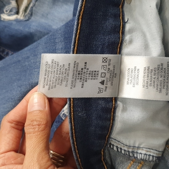 Levi's 511 Classic Slim Fit Patch Jeans - Picture 5 of 11